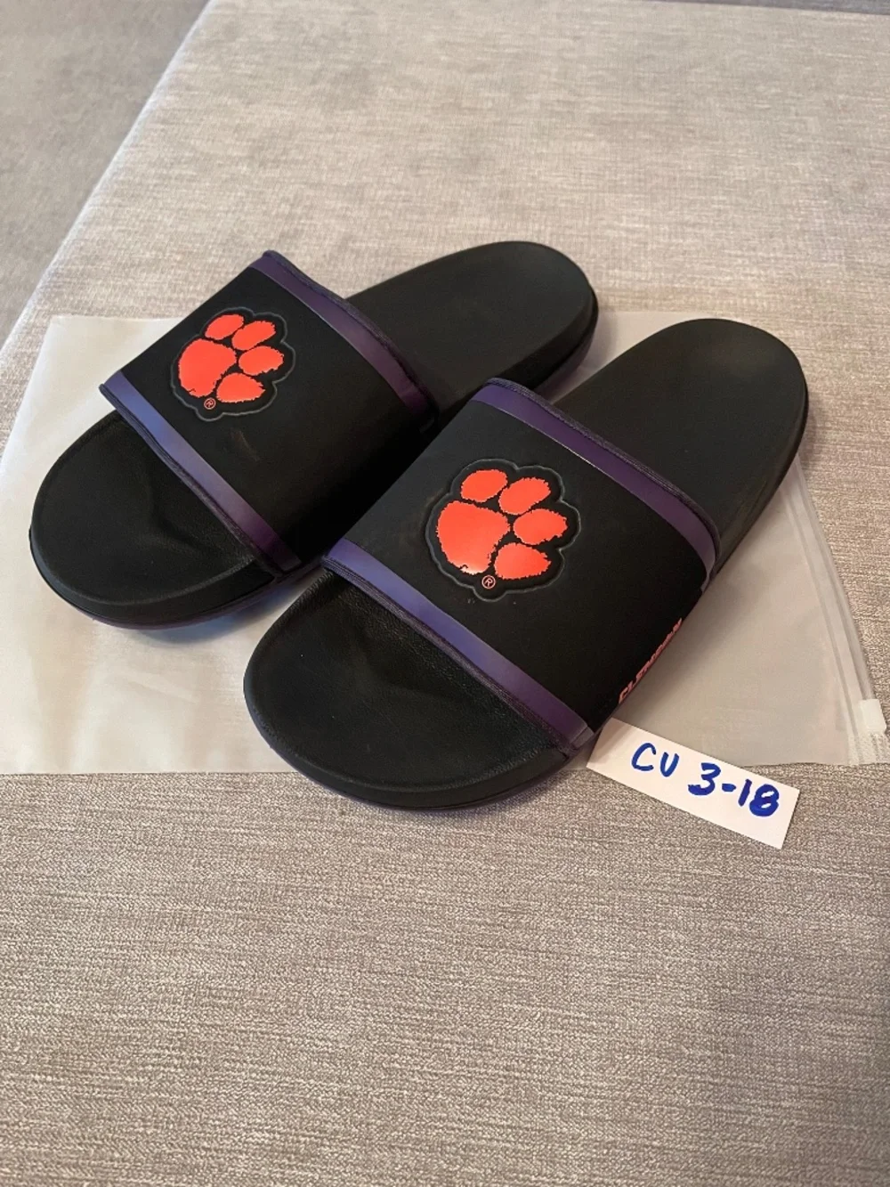 Nike Clemson Tigers Off Court Slides Sandals * Men's 10, Women's 11.5